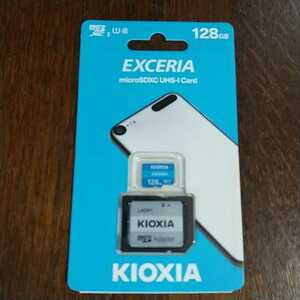 キオクシア(旧東芝メモリ) マイクロSDカード 128GB SDアダプター付 SDXC