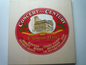 B51-42 米COLUMBIA盤2LP カーネギーホール85周年コンサート/バーンスタイン、ホロヴィッツ、スターン他