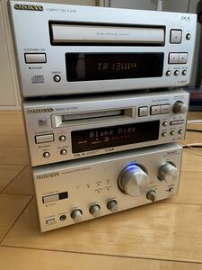 【即決】【送料無料】ONKYO システムコンポMD-105TX CD-705TX アンプ-905TX 