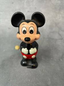 【送料無料】 1970年代 ディズニー Disney ミッキーマウス MICKEY MOUSE ゼンマイ トコトコ人形 ヴィンテージ S0127