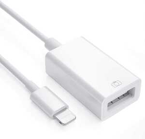 新品 iPhone USB 変換アダプタ USB カメラアダプター ライトニング変換ケーブル カメラ マウス キーボード 接続可能 