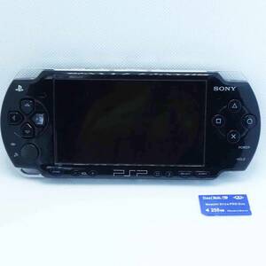 【送料無料・動作確認済み】SONY PSP本体 PSP PSP-2000 ソニー ピアノ・ブラック　+メモリースティック