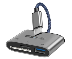 MEEKI USB Type-C SDカード・MicroSDカードリーダー3 in 1 新品 送料込