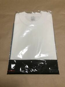 久米繊維工業謹製　楽Tシャツ　白　無地　未使用　L 日本製