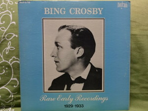US盤 ビング・クロスビー希少初期音源／Bing Closnby：Rare Early Recordings 1929 1933／Biograph