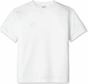 ホワイト/ホワイト 150 [ミズノ] トレーニングウェア パック半袖丸首Tシャツ ジュニア A35TF390 キッズ