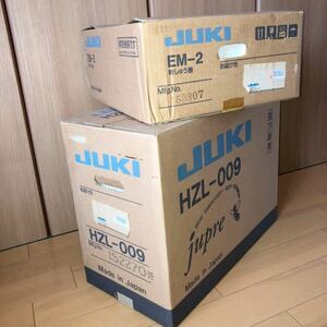 JUKI コンピュータミシン ジュプレ　HZL-009 美品　動作確認済み　箱付き　ジューキ　EM-2 刺繍機付き　刺繍カード付き
