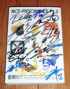 NCT◆韓国2ndアルバム「RESONANCE Pt. 2」CD (Departure Ver.) ◆直筆サイン