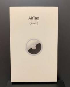 【新品未使用・未開封】見つける天才　Apple AirTag エアタグ本体　4個入りセット　箱入り　送料無料