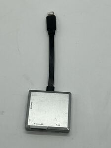 【SDカードリーダー】ロジテックLMR-MB08 / Apple Lightning接続/SD microSD