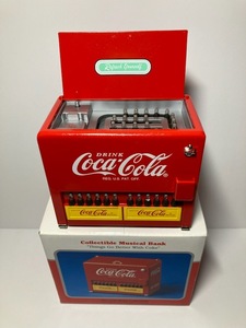 ★ヴィンテージ★ コカ・コーラ Coca-Cola クーラーボックス型 コインバンク オリジナルボックス付き 貯金箱