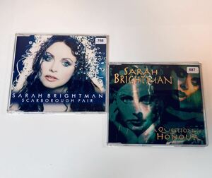 Sarah Brightman / Scarborough Fair + A Qvestion of Honour ◎ EU盤 Remix CDS , Single 洋楽 マキシシングル サラブライトマン promo