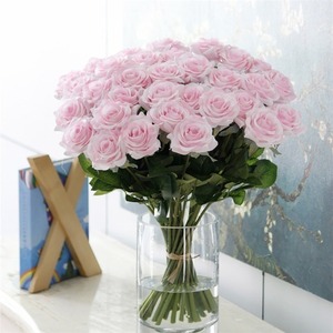 大量25本 バラ 高級造花 アートフラワー シルクフラワー 花束 ローズ アレンジメント ブーケ プレゼント お祝い 結婚式 ZCL843