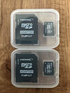 microSDカード 32GB［2枚セット] (SDカードとしても使用可能!)