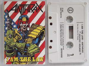 【再生確認済UK盤カセット】Anthrax / I am the Law EP (1987) アンスラックス