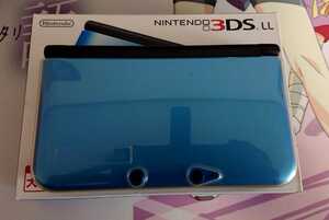 ジャンク品 ニンテンドー 3DS LLニンテンドー 3DS LL ブルー タッチペン、sdカード付き
