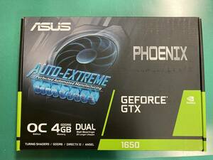 美品 ASUS Phoenix GeForce GTX 1650 OC edition 4GB GDDR6 グラフィックカード ビデオカード
