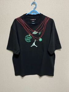 【XLサイズ】Jordan x Clot Short Sleeve T-shirt Blackジョーダン クロット ショートスリーブ Tシャツ ブラック 
