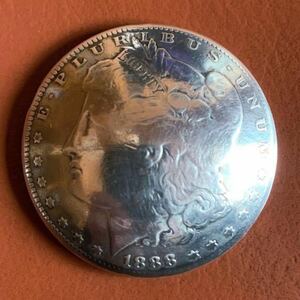 モルガン1ドル 銀貨 コイン コンチョ 直径約36.5mm