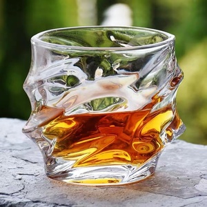 ウイスキーグラス ロックグラス グラス ウイスキー　オシャレ ガラスグラス クリスタルグラス 330ml 　2個セット