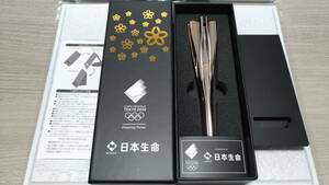 東京2020 オリンピック パラリンピック 聖火トーチ型ボールペン 限定非売品 日本生命 グッズ