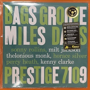新品未使用 高音質盤 Miles Davis - Bags Groove ANALOGUE PRODUCTIONS PRESTIGE APRJ 7109