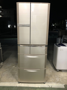  MITSUBISHI 冷凍冷蔵庫 MR-E57S-F3 565L 2011年製 ノンフロン フレンチドア 6ドア ECOモード　TY