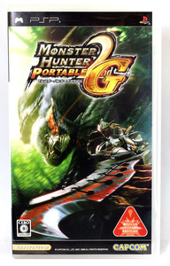 【中古】 PSP モンスターハンターポータブル 2nd G　ソフト・説明書・ケース付 プレステ ポータブル