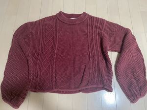 Moussy CABLE KNIT トップス