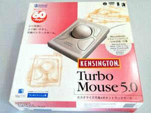 ケンジントン トラックボール ターボマウス 5.0 Kensington Mac OS マッキントッシュ用 ジャンク レトロパソコン