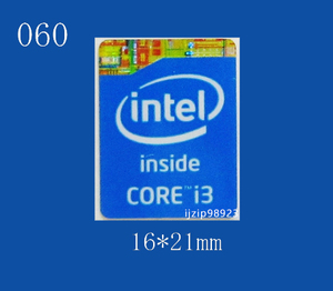 即決060【 Intel CORE i3 】エンブレムシール追加同梱発送OK■ 条件付き送料無料