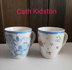 Cath Kidstonキャスキッドソン　ブルー系マグカップ２個セット　新品