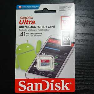 SanDisk マイクロSDカード128GB 120mbs