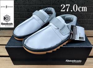 ◆モデル出品◆新品 27.0cm JOURNAL STANDARD/ジャーナルスタンダード×Reebok/リーボック ビートニック ホワイトサンダル メンズ 白 靴