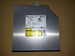 ノートパソコン用DVDスーパーマルチドライブ SATA 9.5mm厚 HITACHI 日立LG 2017年製造 動作確認済み中古品
