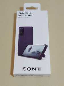 Xperia 1 II SONY純正 Style Cover with Stand パープ XQZ-CBAT / SO-51A / SOG01 / SONY純正ケース