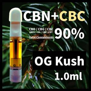 CBN / CBC 90% OG Kush 高濃度 リキッド 1.0ml