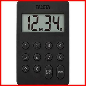 ★ブラック★ タニタ キッチン タイマー マグネット付き デジタルタイマー 100分計 ブラック TD-415 BK
