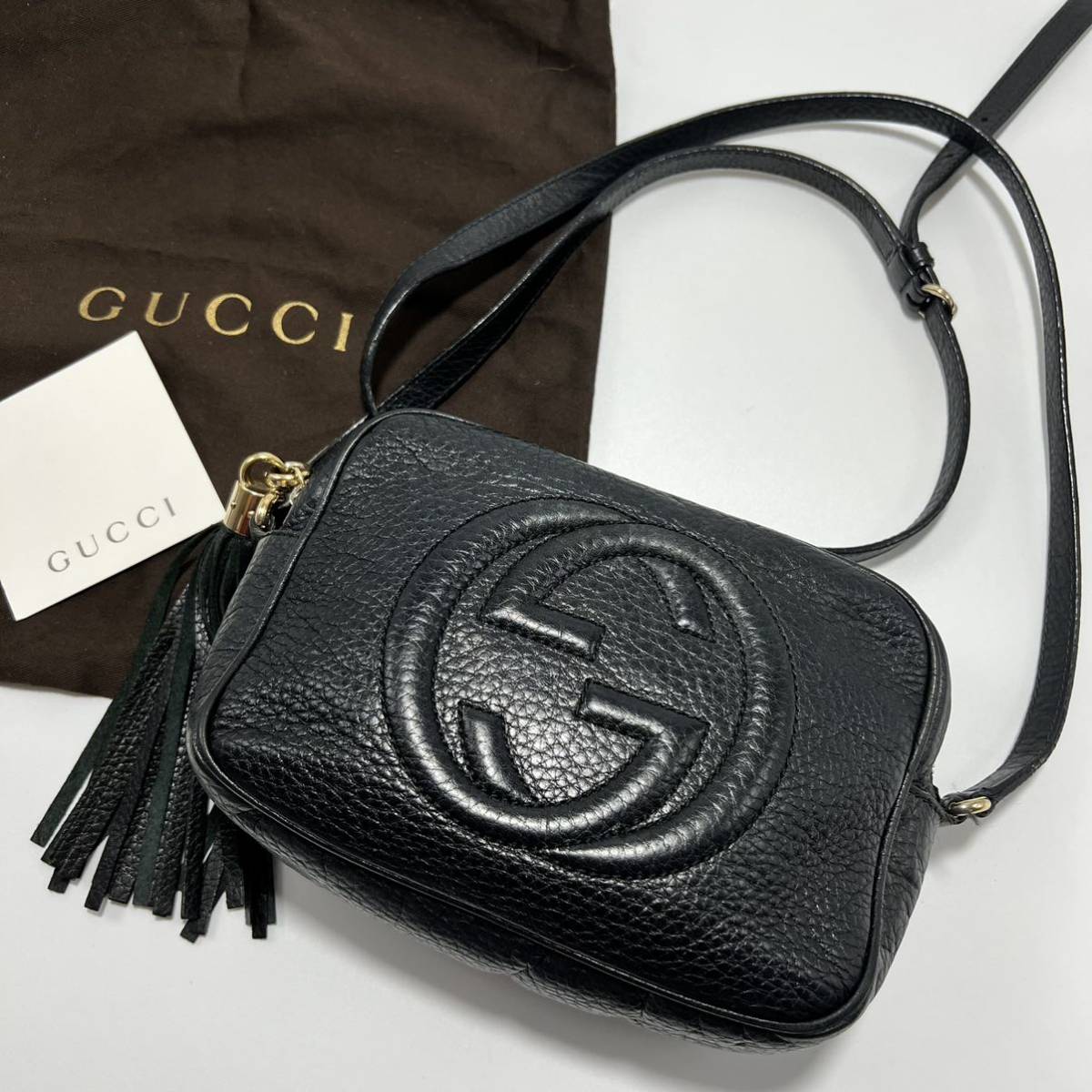 GUCCI インターロッキングG ソーホー ボディバッグ - バッグ