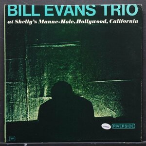 【米オリジナル】BILL EVANS 美盤 AT SHELLYS MANNE-HOLE ビルエヴァンス RIVERSIDE ピアノトリオ名盤
