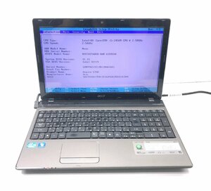 NT: Acer 5750-F54D/K Corei5-2450M 2.50GB /4GB /マルチ無線ノート