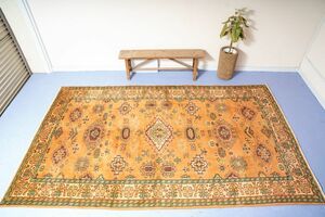 【Rug Store SophoraWholesale】323×187cm 手織り 絨毯 カーペット ヴィンテージ ラグ ペルシャ絨毯 アウトレット bB0420022