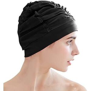 [エレクトリックサーカス] スイム キャップ プール 水泳帽 スイミング ウェア 2枚組 ロングヘア 対応 男女兼用 水着 帽子