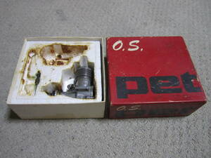 PET OS 099 小川精機 昭和レトロ 模型 飛行機 エンジン Uコン MADE IN JAPAN コントロールライン 日本製造 希少 外箱付属 O.S. ENGINE 廃盤
