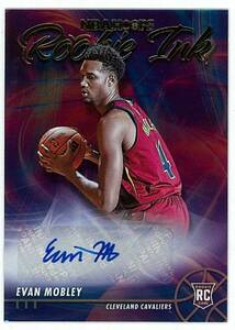 2021-22 Evan Mobley Panini Hoops Rookie Ink Auto RC Cleveland Cavaliers Cavs