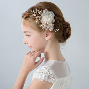 ヘアアクセサリー 髪飾り ヘッドドレス 女の子 花柄ティアラ カチューシャ　ヘアピン