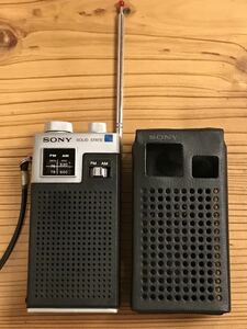 SONY 10石 トランジスターラジオ TFM-4500 正常動作品