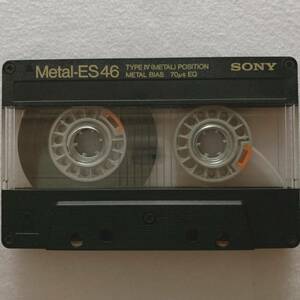 SONY　METAL-ES46 METAL POSITION TYPE Ⅳ　メタルカセットテープ　USED