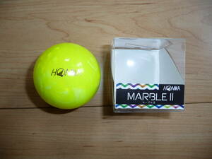 ホンマ MARBLEⅡ（マーブル2）イエロー　パークゴルフボール HONMA