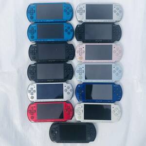 ■即決■ 13台セット PSP-3000 8台/PSP-2000 5台 液晶割れなし 動作品 モンハンモデル *送料無料* SONY ソニー PSP本体 